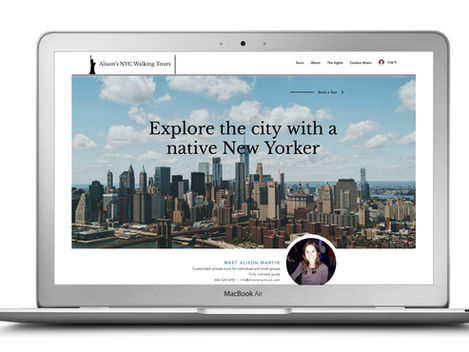 Alison's NYC Walking Tours Website Launch