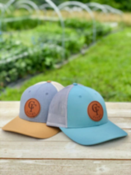 C.F. Farms Leather Patch Hat