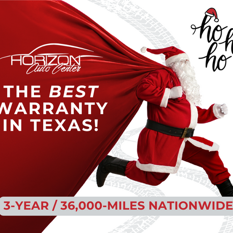 The Best Warranty in Texas is at Horizon Auto Center