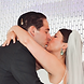 a bride and groom kissing at their Jewish wedding in Mystic, Connecticut