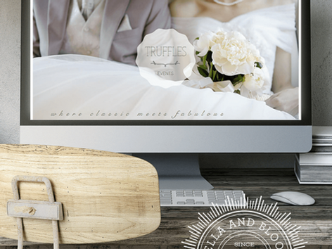 Ready-Made Wedding Themed Wix Website Template Designed Exclusively By B&B