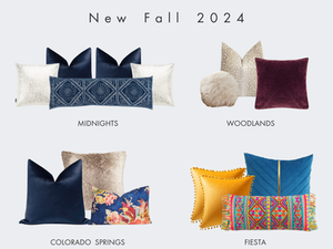 Explore Our New Pillow Collections for Fall & Winter!
