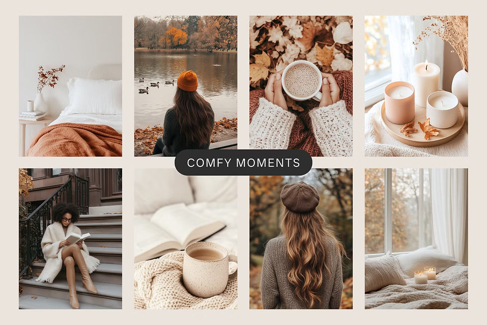 comfy moments stock photo bundle