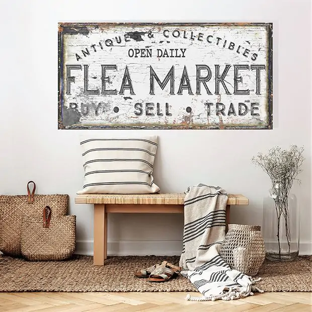 rustic vintage wall art