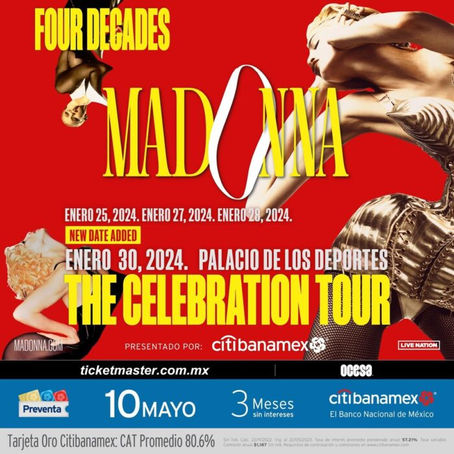 Madonna confirma su cuarto concierto en el Palacio de los Deportes. Fecha y precios