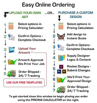 LionGrub Printing Press Website menu