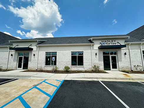 A small portion of Hadley Eye Care parking including disabled access just steps from the f