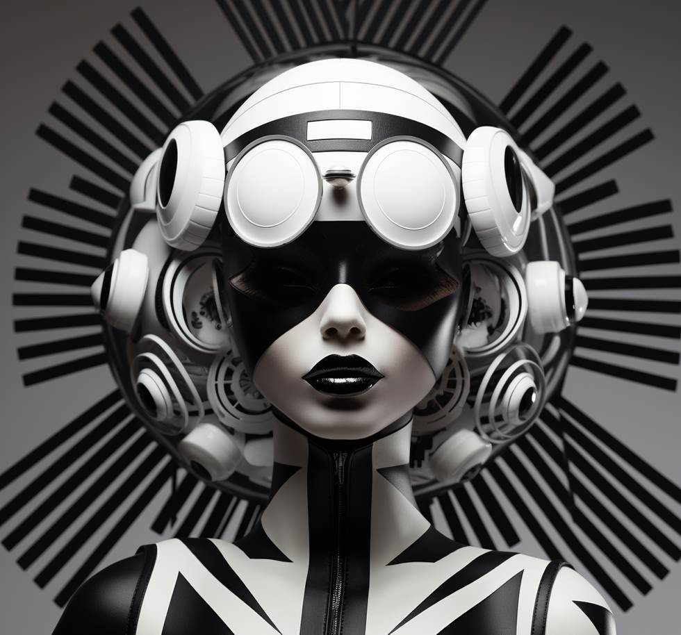 Black & White Ai Art 