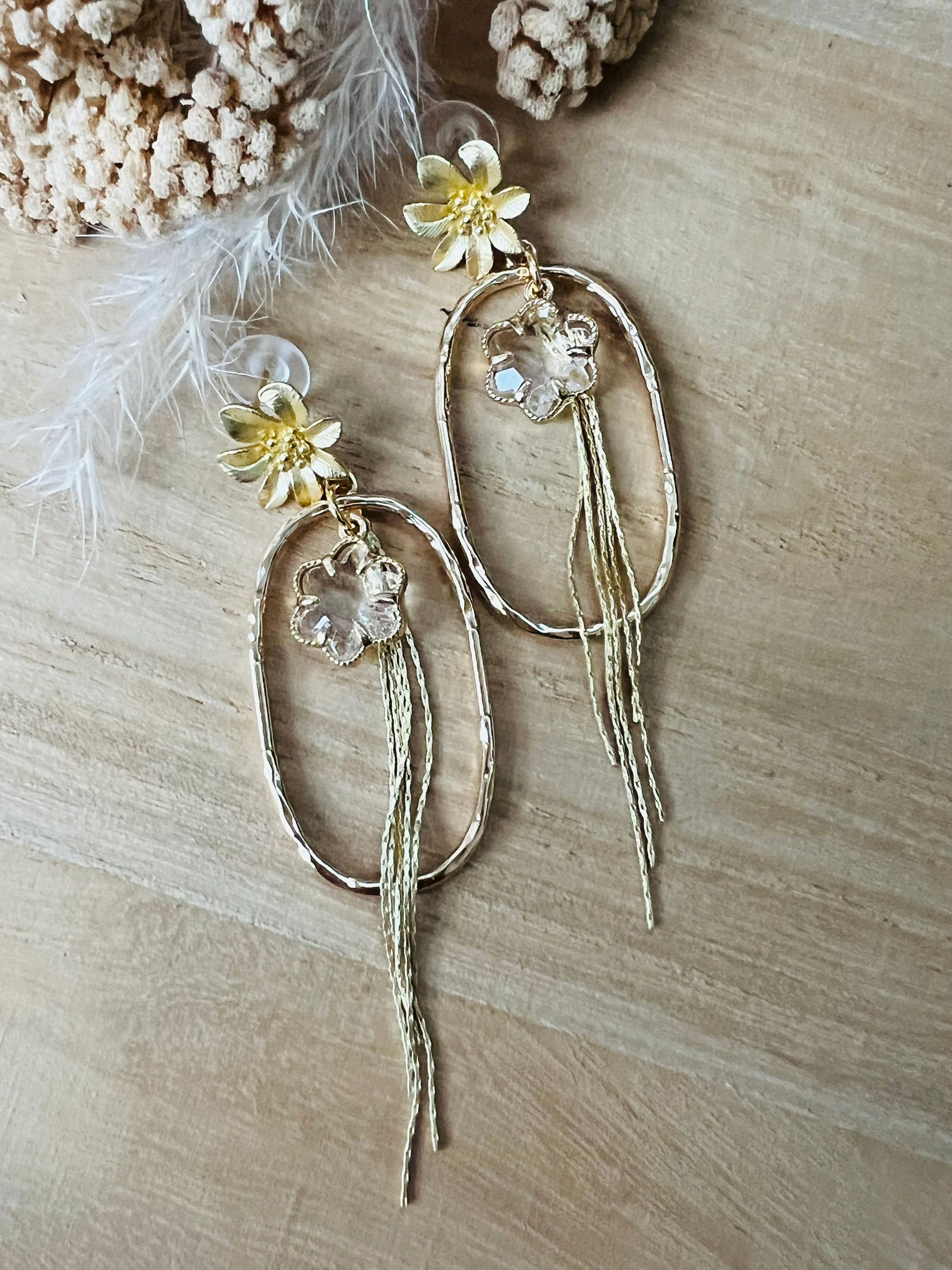 Boucles D'Oreilles Flower