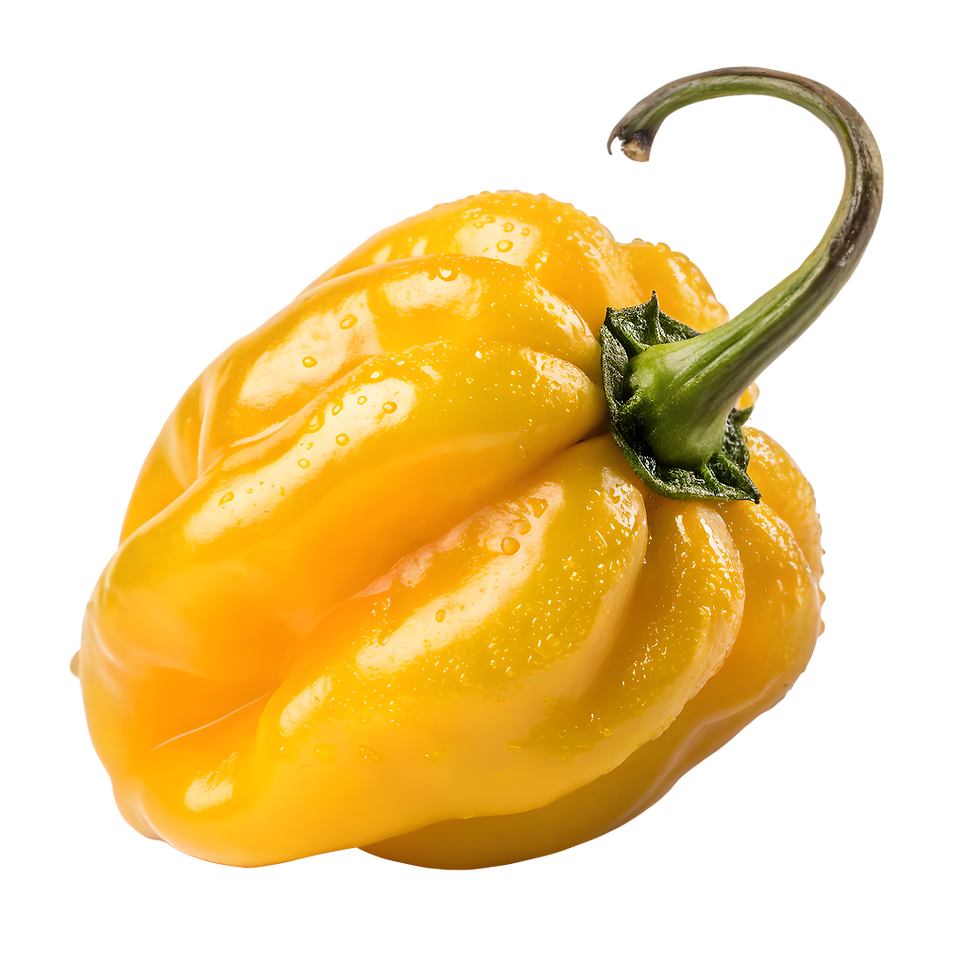 yellow scotch bonnet pepper