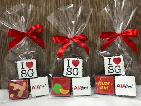 Thumbnail: Cookies with Printed Images of Corporate Event Logos & Promotions