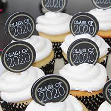 Thumbnail: Edible Printed Class Year Icing Picture Cupcakes (medium / large / XL)