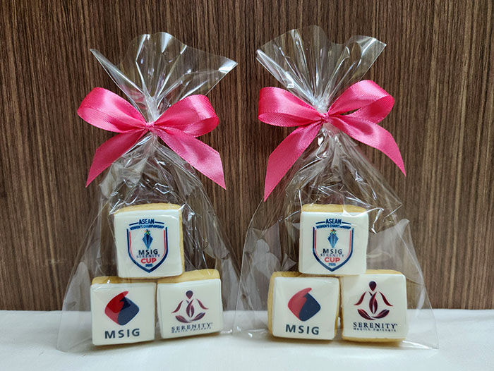 Thumbnail: Cookies with Printed Images of Corporate Event Logos & Promotions
