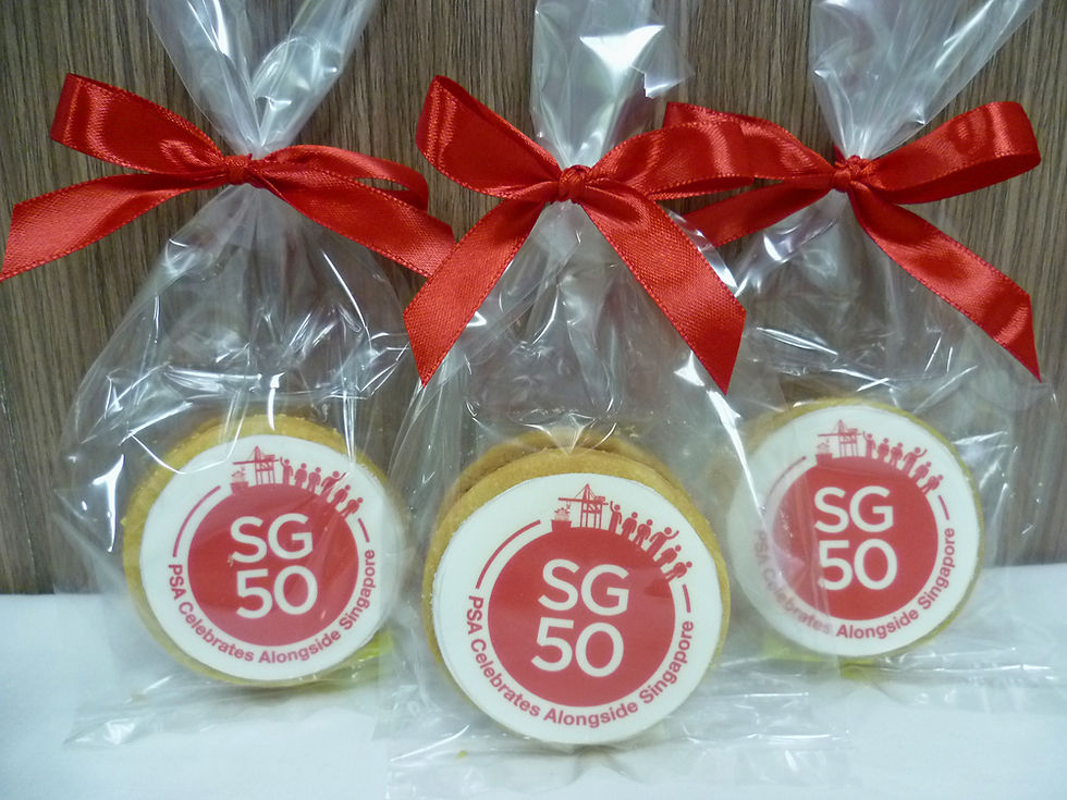 Thumbnail: Cookies with Printed Images of Corporate Event Logos & Promotions