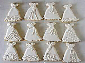 Thumbnail: Wedding Dress Cookies