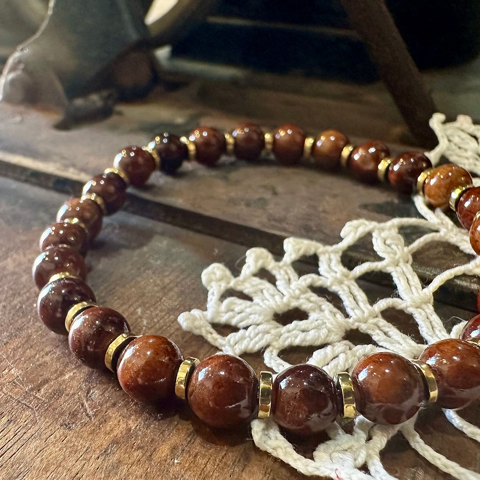 תמונה ממוזערת: צמיד אבני חן עגולות