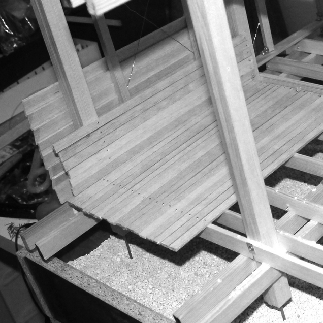 timber moment frame, structure, physical model