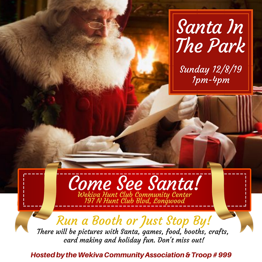 Santa in the Park - Hosted by the Wekiva Community Association & Troop 999