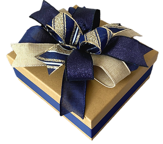 POSH Box Blue & Gold Kraft