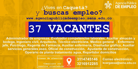SENA oferta vacantes en empresas del Caquetá