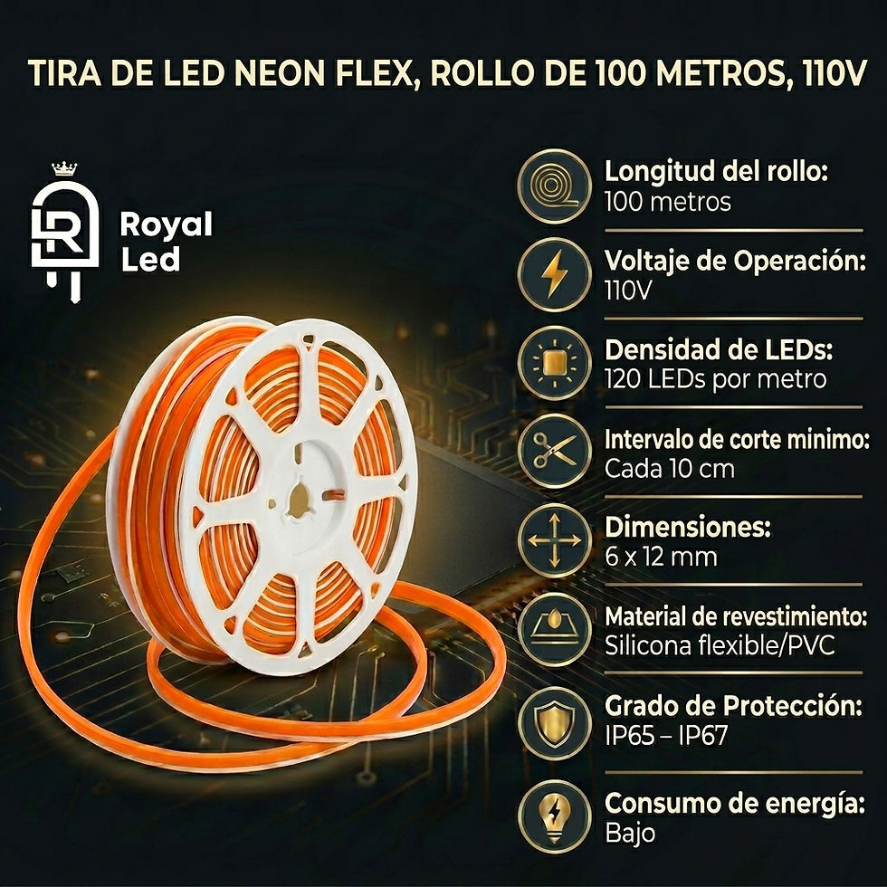 Miniatura: Neón Led Flex 110v Rollo De 100 Metros