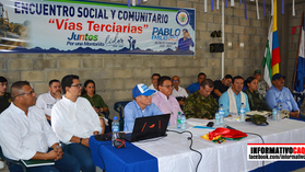 Primer encuentro social y comunitario de vías terciarias en La Montañita