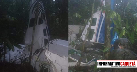 Hallan aeronave desaparecida entre Caquetá y Guaviare