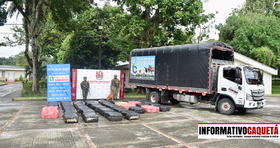 Más de una tonelada de marihuana incautada por el Ejército Nacional en el Caquetá