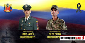 Dos militares muertos y dos heridos en ataques con explosivos en Meta y Caquetá