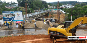 La próxima semana iniciará la instalación de la estructura metálica del nuevo puente vehicular