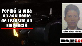 Un militar perdió la vida en un accidente de tránsito en el puente El Encanto