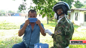 Ejército Nacional elabora tapabocas y realiza campañas de prevención y contención ante emergencia de