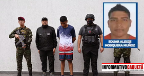 Capturado el Negro Nevera, uno de los criminales más buscados en el Caquetá