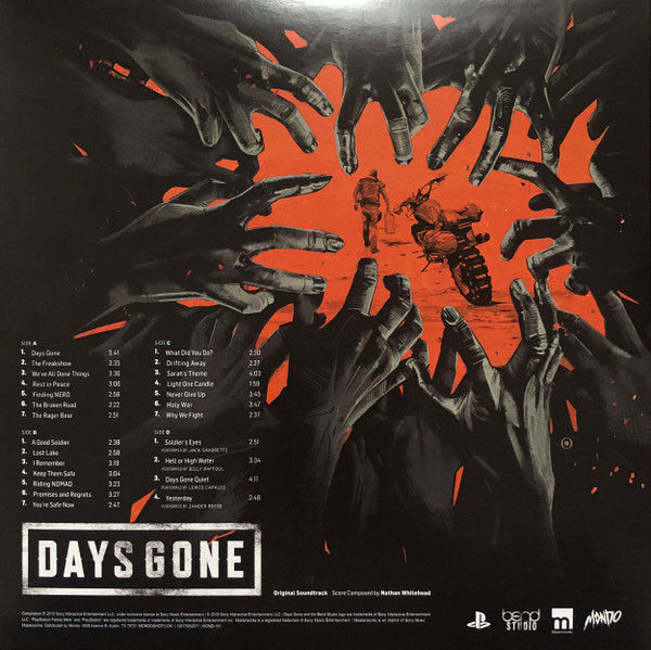 Miniature : Days Gone vinyl (Original Soundtrack) Mondo