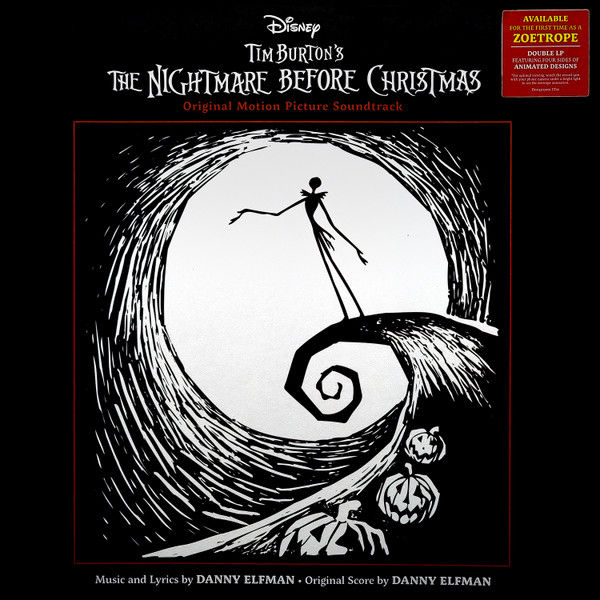 The Nightmare Before Christmas "zoetrope" Tim Burton's (2x LP)