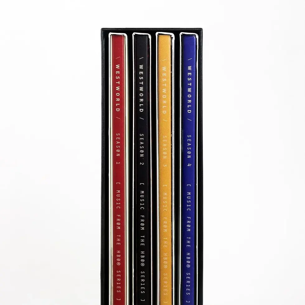 Miniature : Westworld: Season 1, 2, 3 & 4 (Music From The HBO Series) Colored vinyl