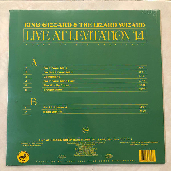 Miniature : King Gizzard And The Lizard Wizard ‎– Live At Levitation '14  LP
