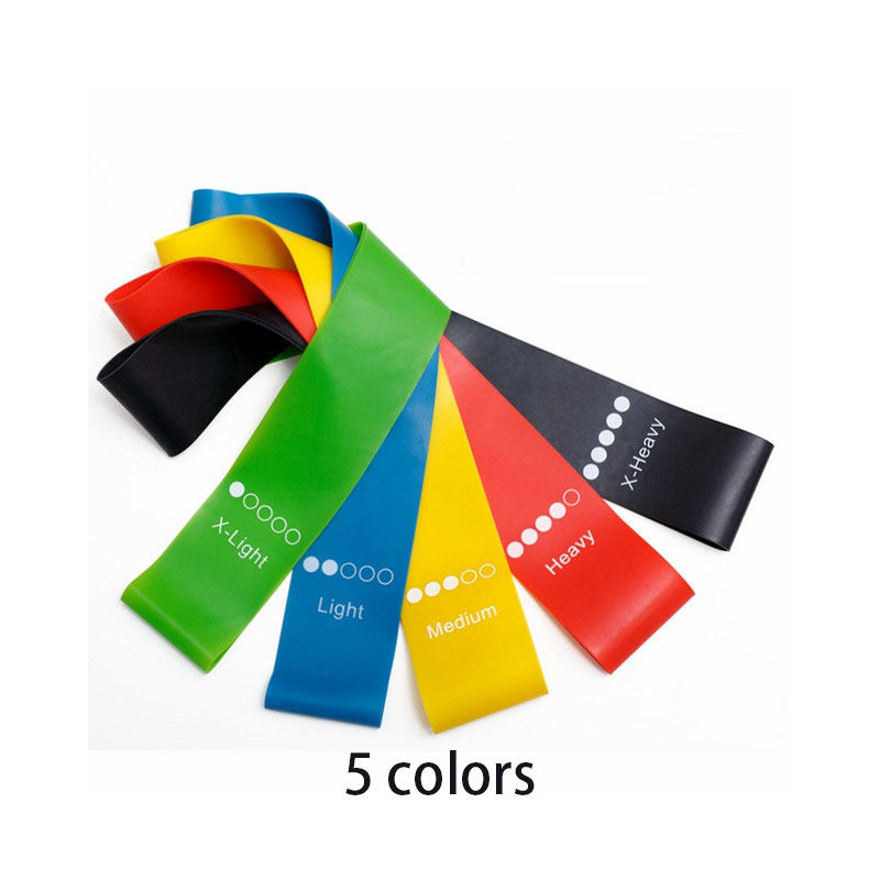 Thumbnail: TPE Resistance Bands Fitness Set Rubber Loop Bands Strength Training Workout Exp