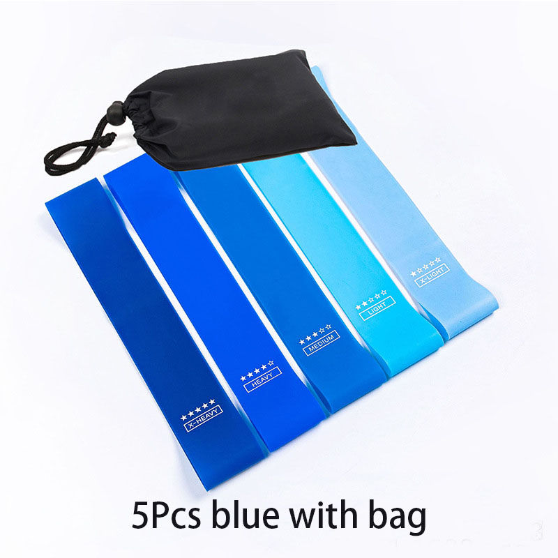 Thumbnail: TPE Resistance Bands Fitness Set Rubber Loop Bands Strength Training Workout Exp