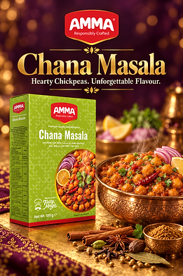Amma Chana Masala, Golden Spice Delight poster