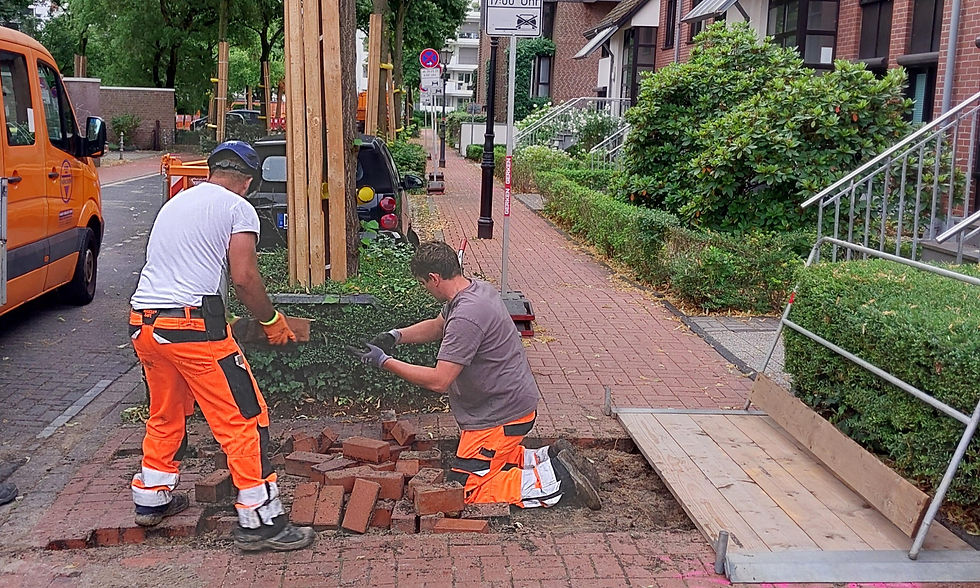 Fortschritt bei den Hausanschlüssen