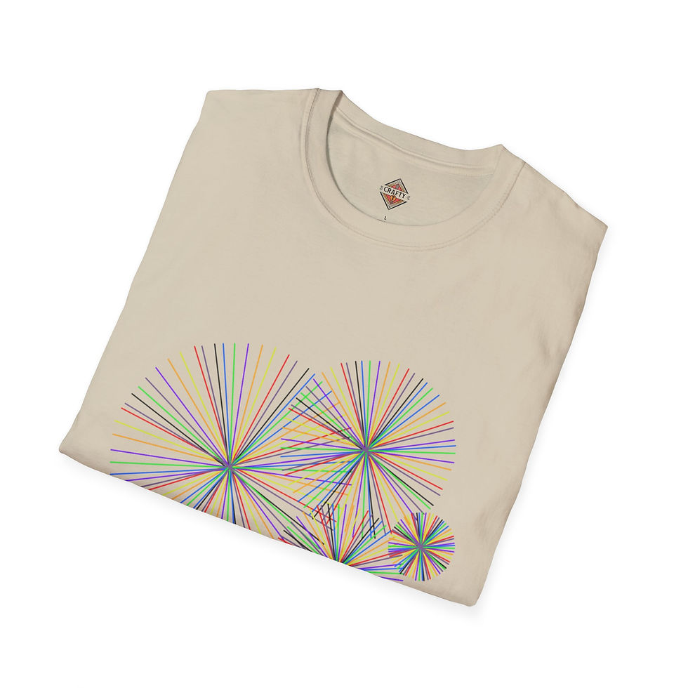 Thumbnail: Spawning Circles -Unisex Softstyle T-Shirt