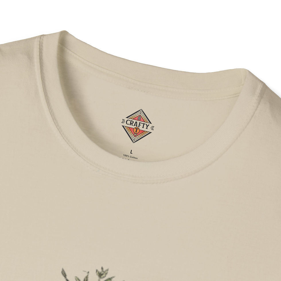 Thumbnail: Rooted in Nature Unisex Softstyle T-Shirt - Tree Design