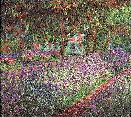 Monet Garten in Giverny from Wikipedia
