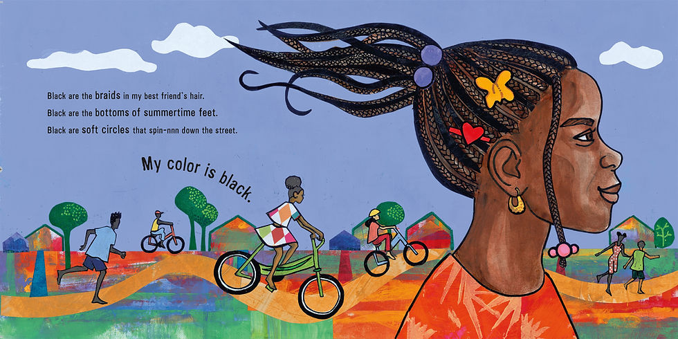 Black is a Rainbow Color Children's Book