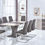 Thumbnail: Milano Dining Chairs Chrome & Grey set of 2