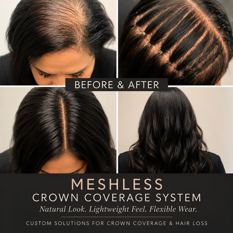 Crown Coverage Systems: Exploring Your Options for Thinning Hair and Crown Coverage