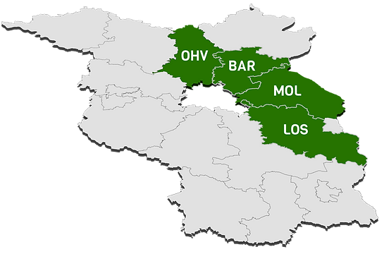 Brandenburg Landkreise OHV MOL BAR LOS