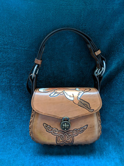 Carved Fox Handbag - Amarlia