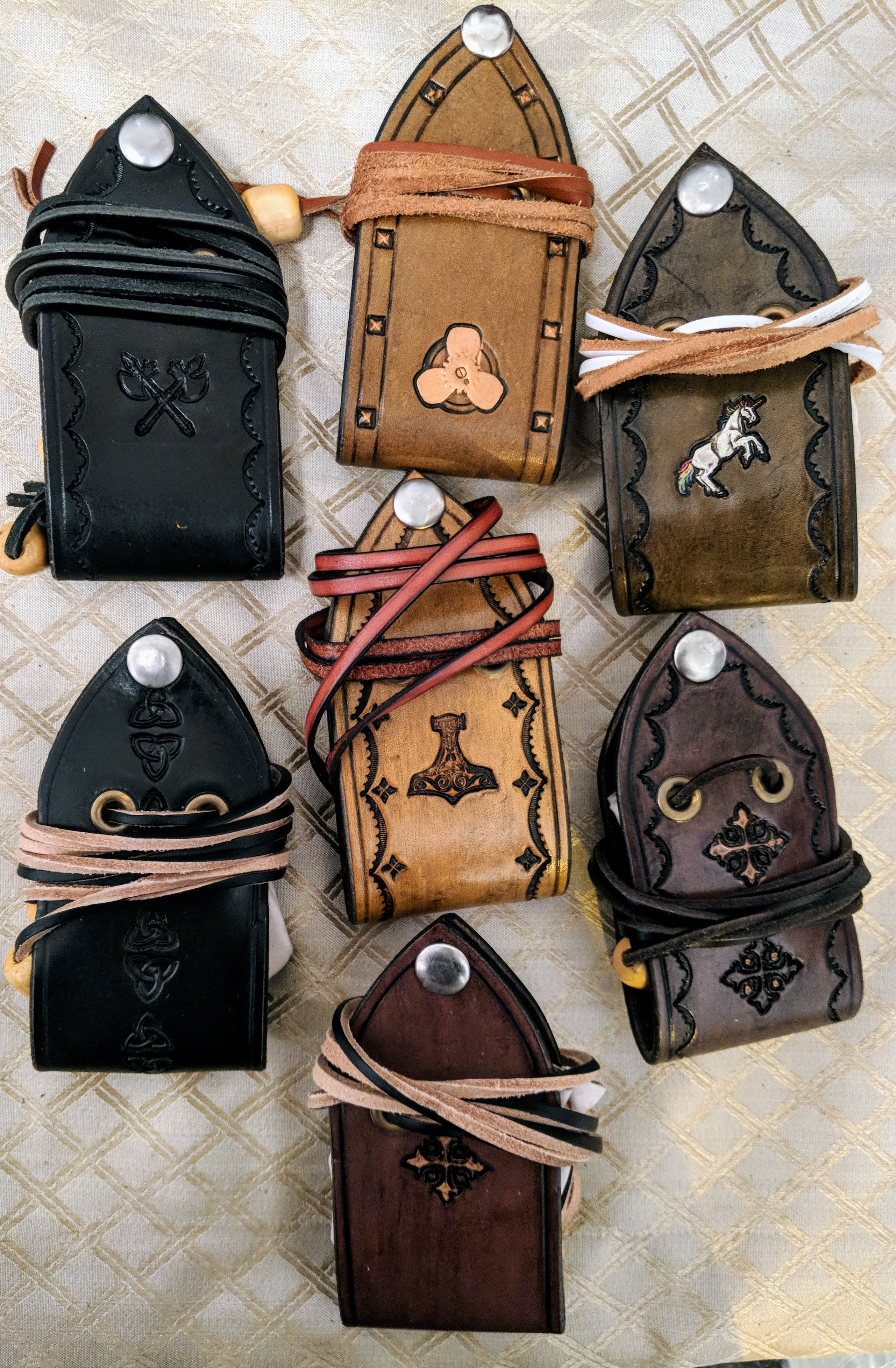 Leather purses